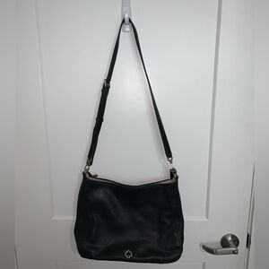 Kate Spade Black Textured Shoulder Bag